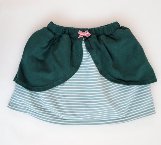 Poppy Skirt in Evergreen